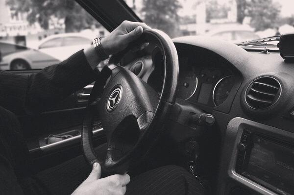 Game Drive Car Rental Kigali, Steering wheel while on a self drive